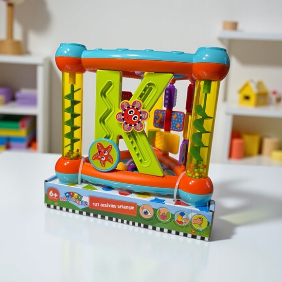 Lollipop Interactive Toddler Activity Triangle - Montessori Toys for Toddler - Picture 8 of 13